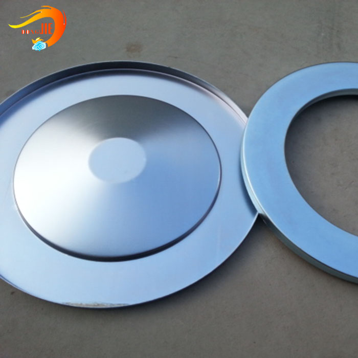 Reasonable price Stainless Steel Filter Screen - OEM Custom Deep Drawn Metal Stamping End Caps for  Air Filters Parts – Dongjie