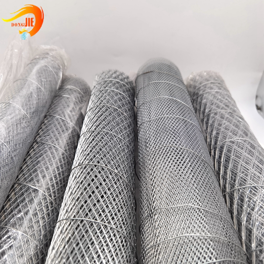 Low price for Expanded Metal Plate - Building materials anti-crack expanded metal plastering wall mesh  – Dongjie