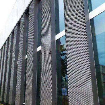 China Facade panels exterior wall cladding aluminium expanded metal ...