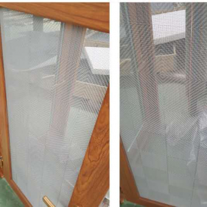 Husholdnings udendørs rustfrit stål myggebeskyttelsesvindue