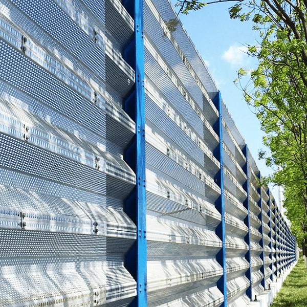 Good Quality Perforated Metal - Hot Sale Windproof Dust Suppression Perforated Metal Mesh Screen – Dongjie