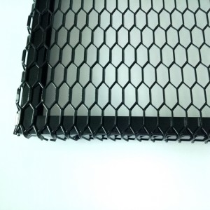 House ceiling sprayed coating diamond-shaped expanded metal mesh