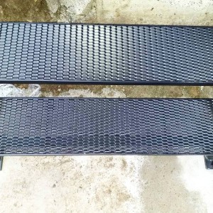 Bande de roulement d'escalier en acier inoxydable en métal de conception moderne extérieure