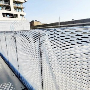 Dekorative hegnspaneler Privatliv Wall Expanded Metal Mesh Sikkerhedshegn Paneler