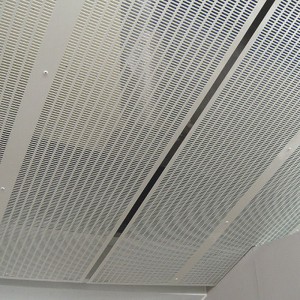 Notranja dekoracija Perforirana kovinska mreža za viseče stropne ploščice