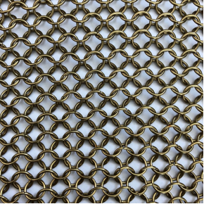 Factory direct colorful aluminum alloy ring mesh curtain