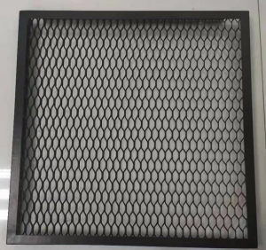 Light ceiling panel colorful custom size expanded metal mesh