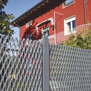 Clôtures de jardin décoratives clôtures en treillis métallique déployé, treillis