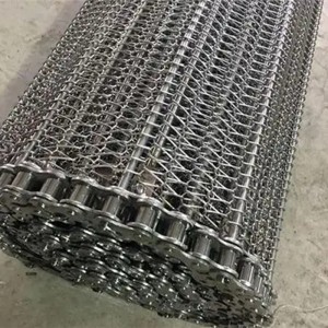 Popular High-Temperature Resistant 304 Stainless Steel Mesh Conveyor Belt for Industry