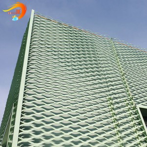 Kovinski gradbeni materiali Ekspandirana kovinska mreža za fasadne obloge