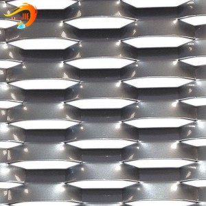 Building materials Galvanized Expanded Metal Mesh for Facade cladding
