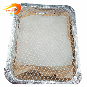 BBQ stainless steel flattened custom expanded metal grill mesh