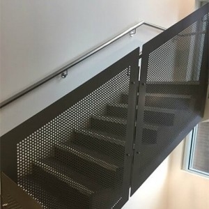 Exquisite decorative orifice perforated metal panels for stairs
