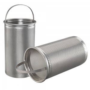 304 stainless steel filter element perforated filter element pipe