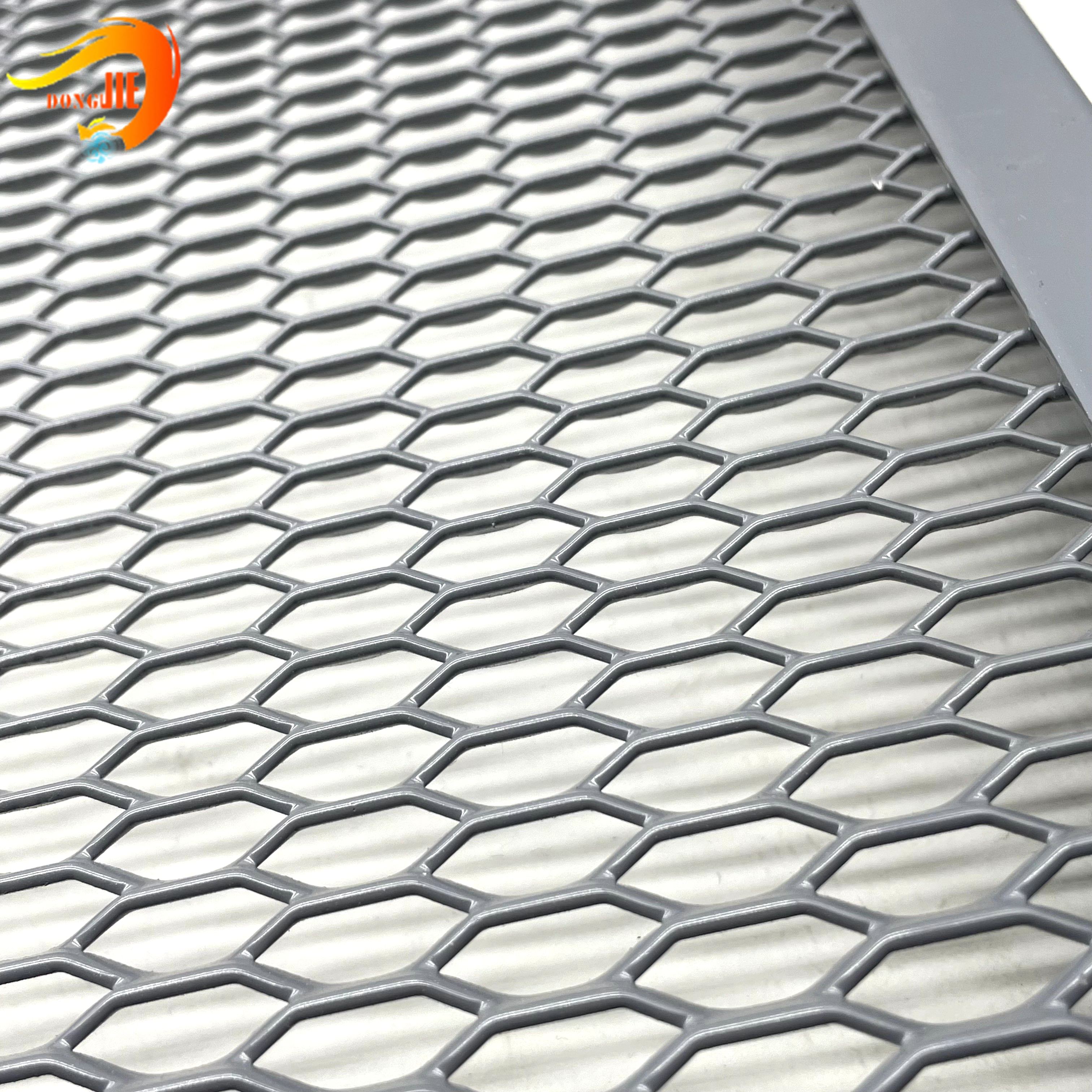 Manufacturer of Ceiling Mesh – Stretching Mesh Sheet Expanded Aluminum Mesh Ceilings Tiles – Dongjie