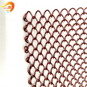 Aluminum Coil Drapery Room Divider Chain Link Curtain for home and market