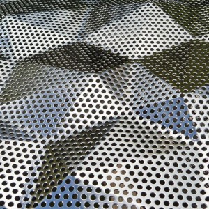 Valla de aluminio decorativa perforada para patio de enrejado de jardín