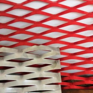 Kitajska aluminijasta praškasta prevleka stropne plošče iz ekspandirane kovinske mreže