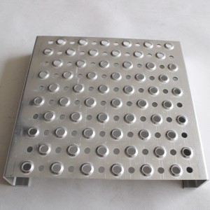 Safety stairs perforated metal anti skid plate stainless steel plate