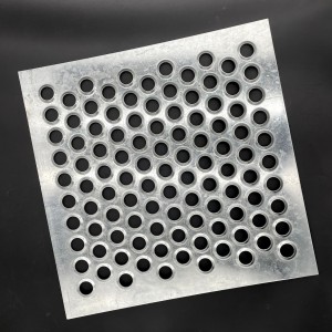 Non-slip Round Hole Perforated Metal Stainless Steel Plate