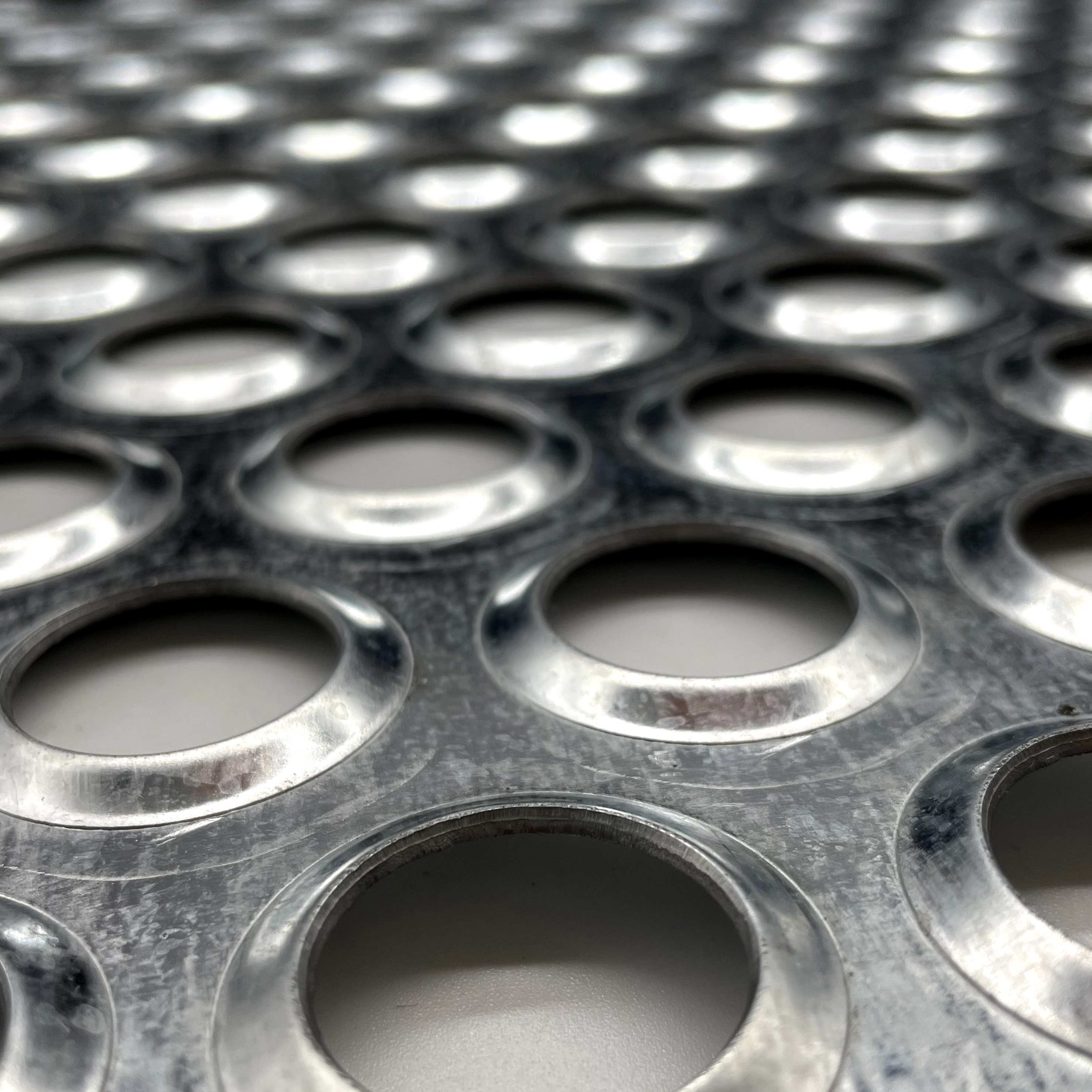 OEM/ODM China Perforated Metal Cover - Industrial non skid galvanized steel perforated metal mesh – Dongjie