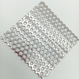 Curtain Wall PVC-Coated Perforated Metal Facade Cladding