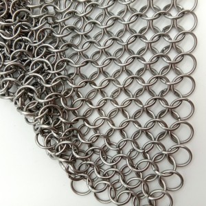 Chainmail mesh architecture decorative mesh ring mesh curtain