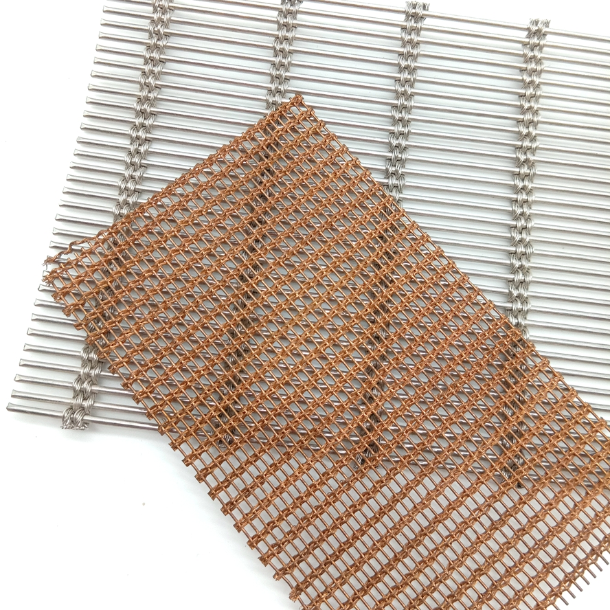 2019 Good Quality Decorative Mesh - Stianless Steel Cable Rod Woven Wire Mesh – Dongjie