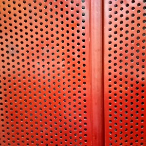 Stainless Steel Dekorative Perforated Metal Skerm foar Wall Panels