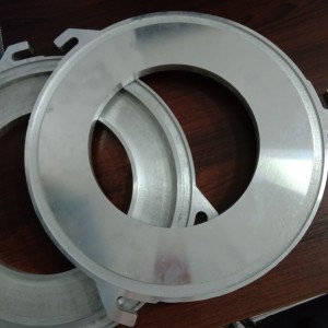 Water filter system round galvanized filter end caps