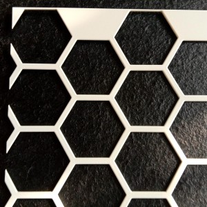 Decorative Mesh Honeycomb Mesh Sheet Black Perforated Sheet