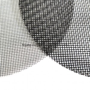 شاشة نافذة غير مرئية من الفولاذ المقاوم للصدأ 18 × 16 مغلفة باللون الأسود