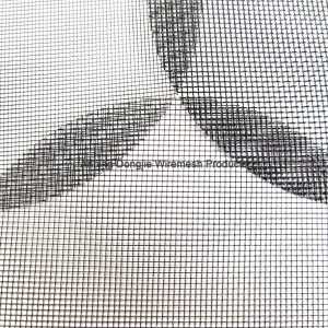 18X16 Nevidljivi prozorski zaslon od nehrđajućeg čelika presvučen crnom mrežom
