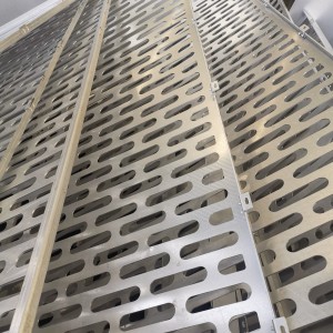 Galvanized capsule hole butas-butas sheet pagsuntok metal mesh