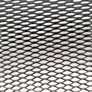 Maille de mur-rideau en aluminium à trous hexagonaux en métal déployé