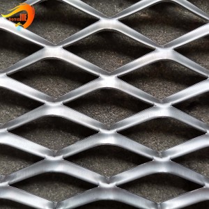Privateca barilo neoksidebla ŝtalo vastigita metala reto barilo panelo