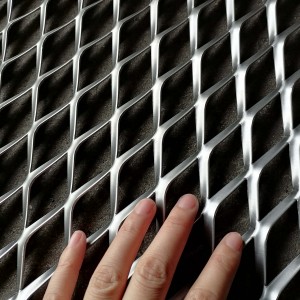 Kiinalaisen valmistajan kuusikulmainen alumiinilaajennettu metalliverkko