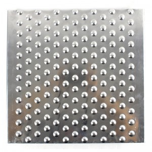 Safety stairs perforated metal anti skid plate stainless steel plate