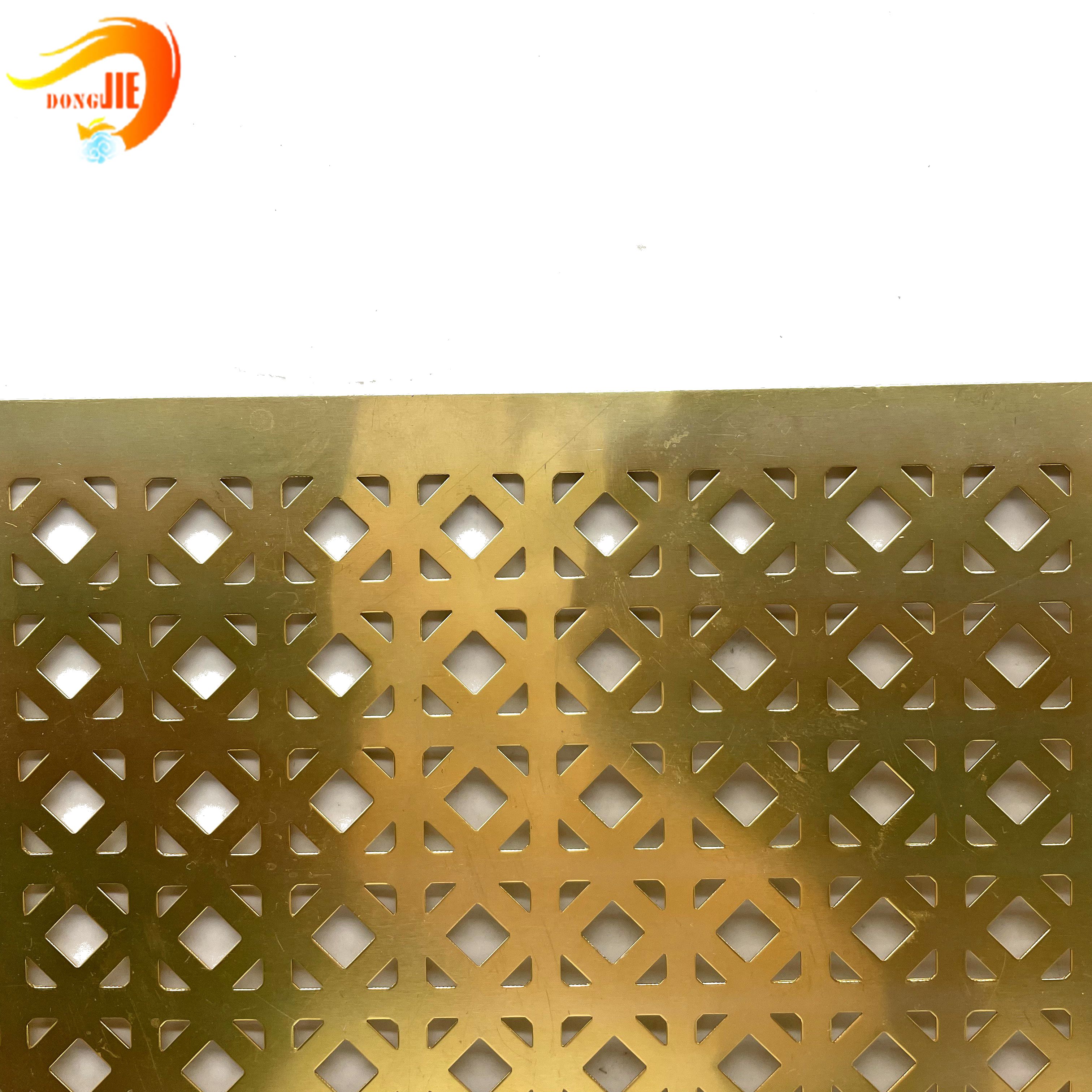 High Quality Punching Metal Mesh - High quality 304 316 Stainless Steel Perforated Metal Mesh – Dongjie