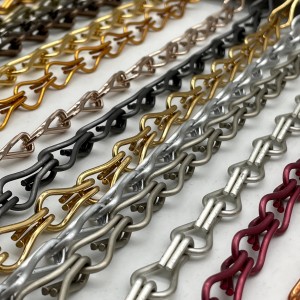 Insect-Resistant Silver Colorful Aluminum Chain Link Drapery
