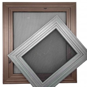 Moustiquaire de fenêtre en fil d'aluminium tissé anti-moustique