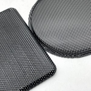 3 inch black perforated metal mesh for speaker grills