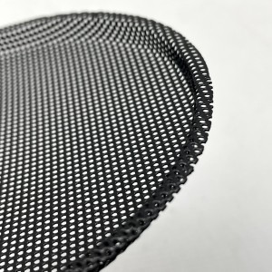 3 inch black perforated metal mesh for speaker grills