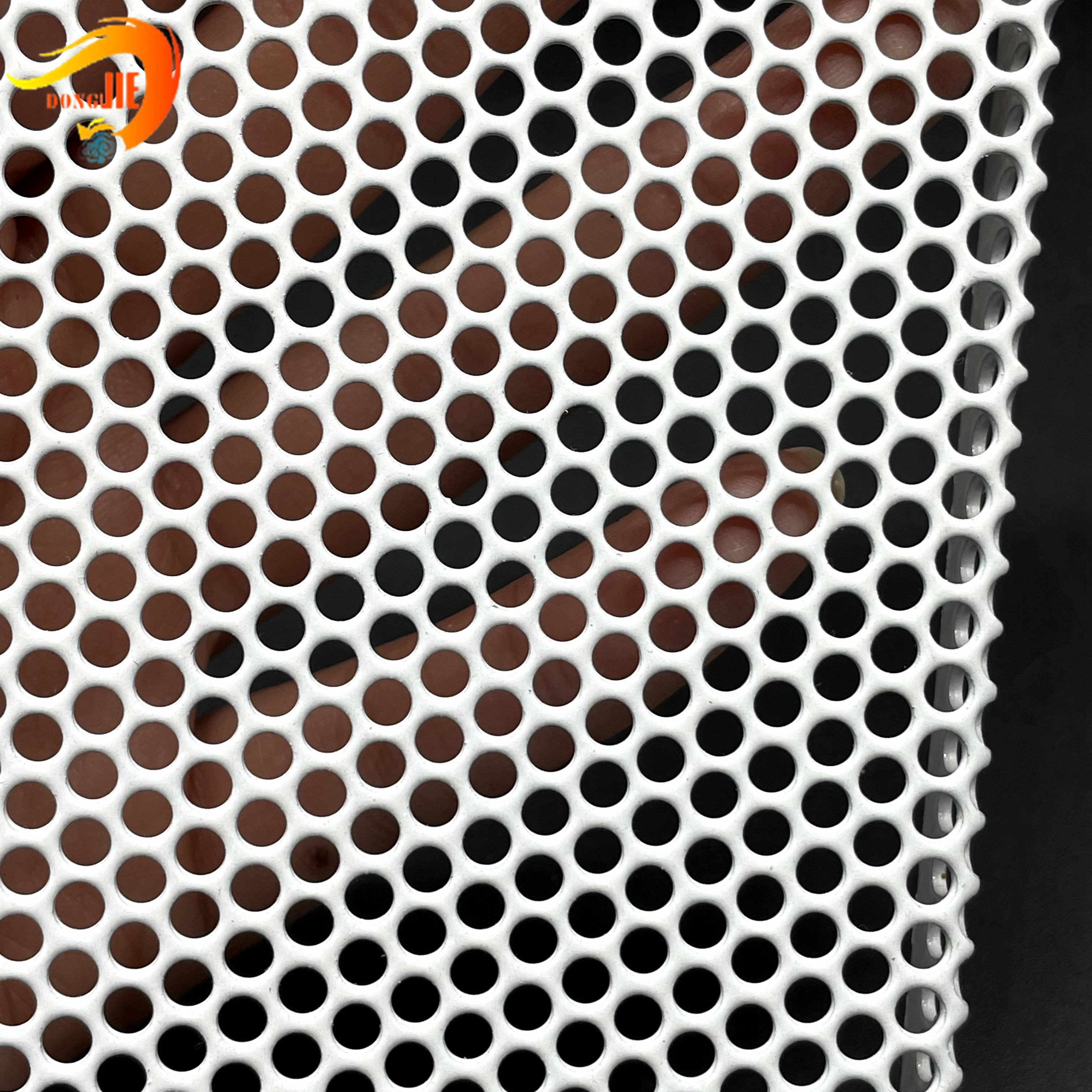 High reputation Decorative Perforated Metal Sheet - Punched Hole Factory Supply Perforated Speaker Grill Mesh Cover – Dongjie