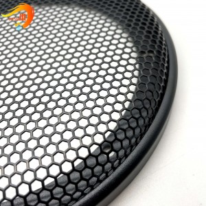 Stainless Steel Metal Perforated Speaker Grilles Etching Grille Cover