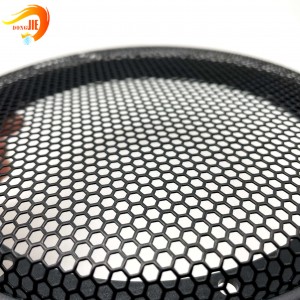 Custom 4 6 8 12 Inch Subwoofer Grill Cover Speaker Mesh Perforated Speaker Grill