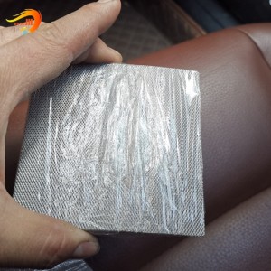 Automotive filter element diamond filter mesh hole expanded mesh