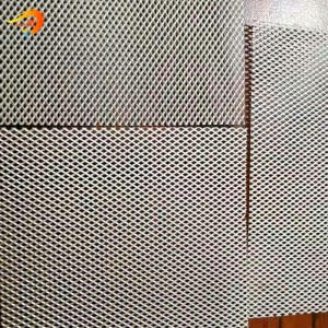 Flattened 304 316 stainless steel expanded metal filter mesh