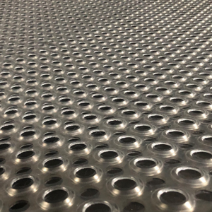 Fisheye round hole raised non-slip pedal perforated metal plate