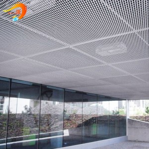 Material decorativ pentru fațadă din metal expandat pentru peretele clădirii